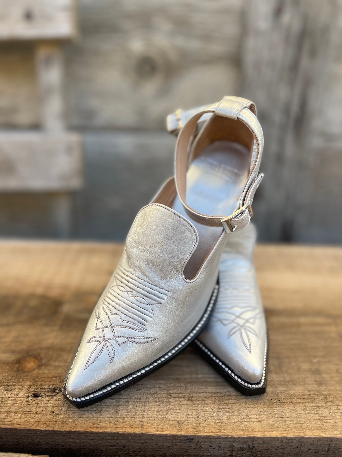 The Original Strappy Cowgirl Heel