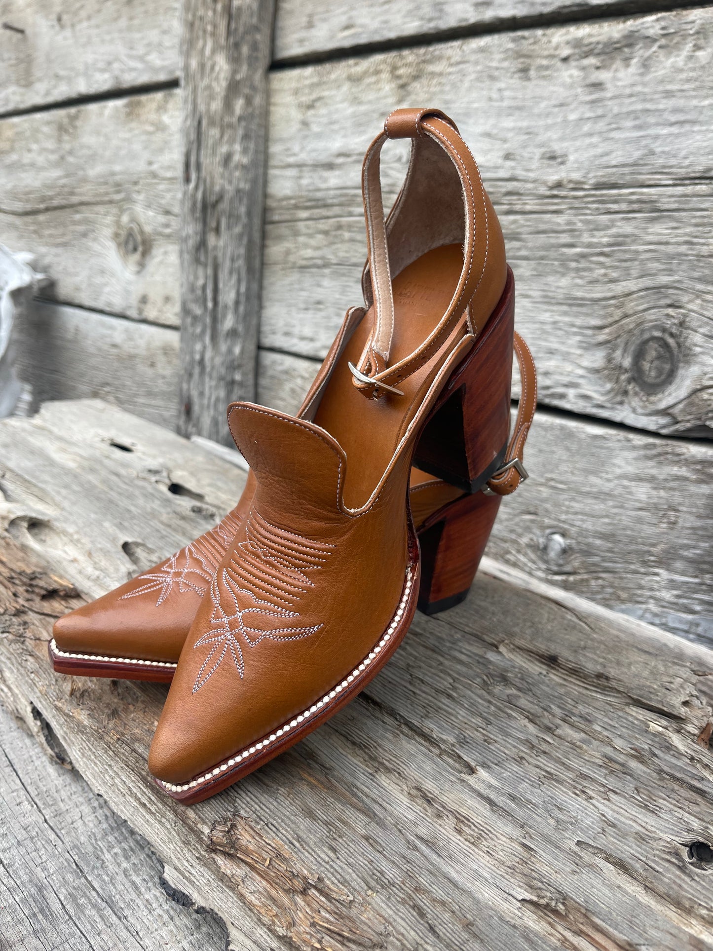 The Original Strappy Cowgirl Heel