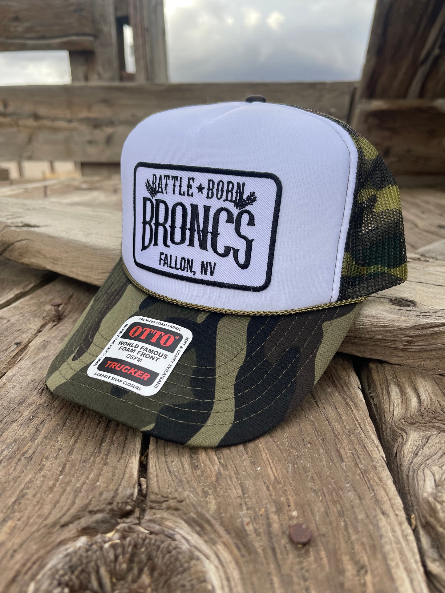Battle Born Broncs Foam Trucker