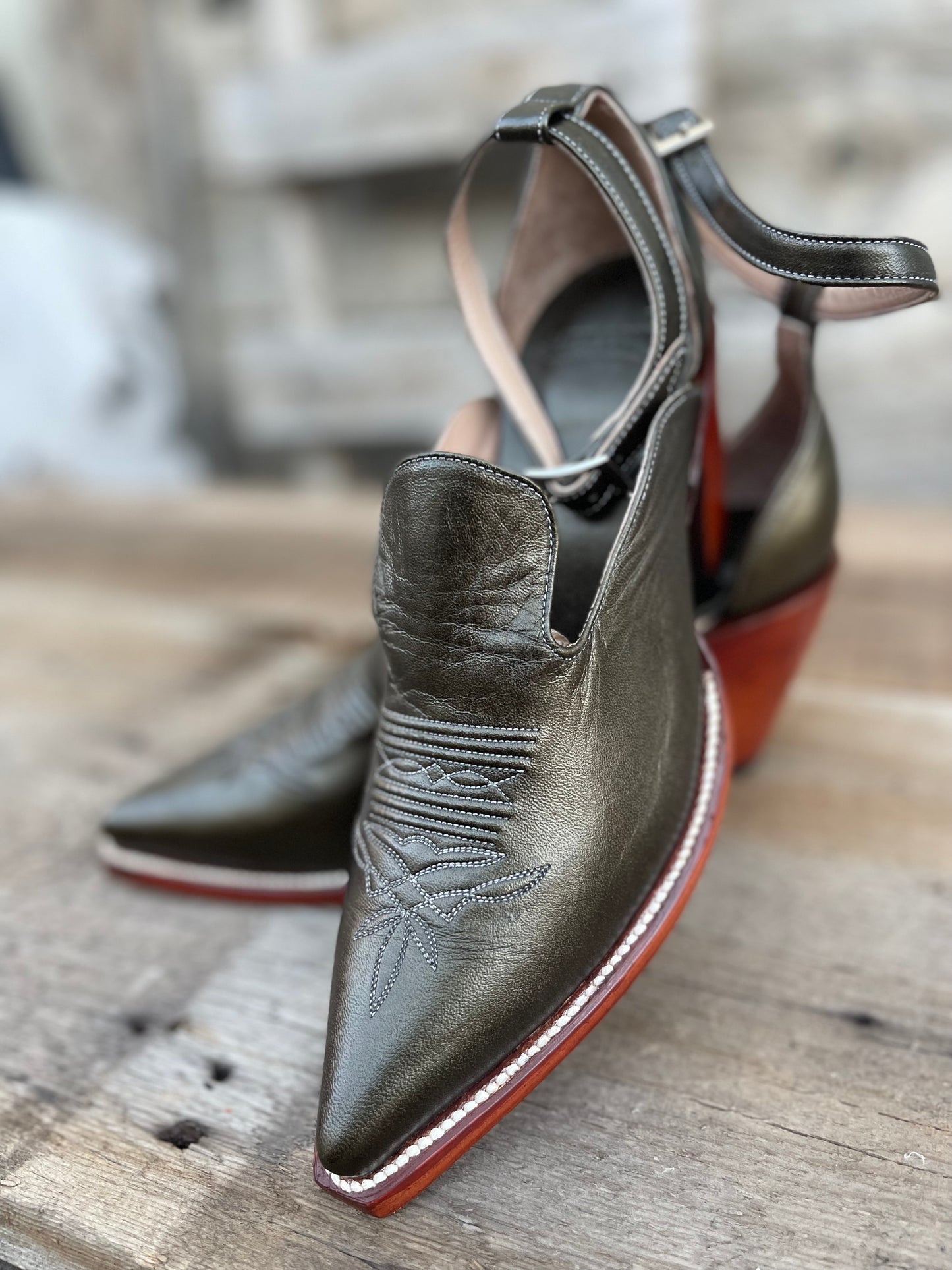 The Original Strappy Cowgirl Heel