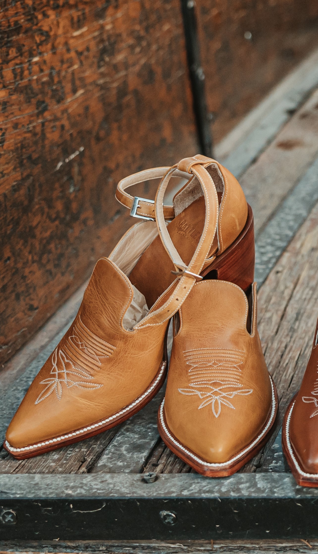 The Original Strappy Cowgirl Heel